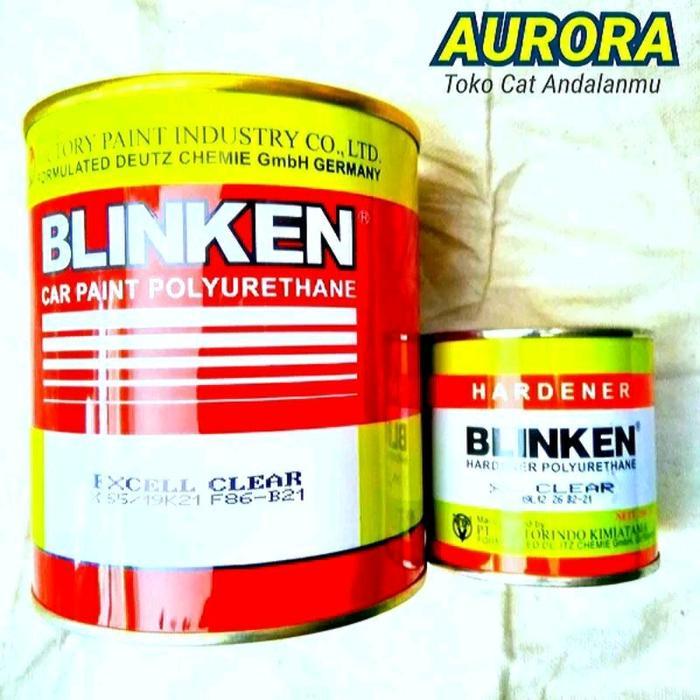 Clear BLINKEN EXELL Pernis Anti Gores Blingken 1 Liter 1 Kilo Mengkilap Glowing Gloss Glossy Fernis