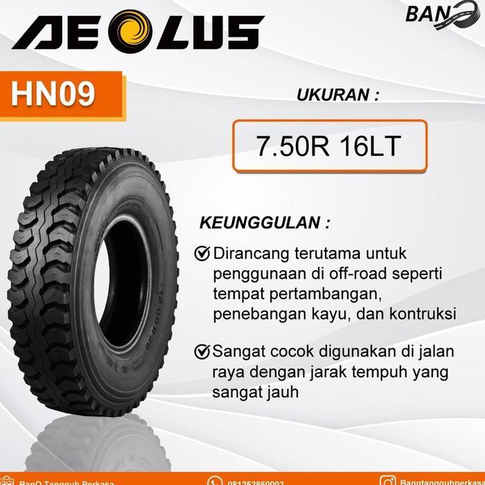 Ban Truk Radial Aeolus HN09 750 R16/Ban Truk Radial Uk 750 R16 SET bb23