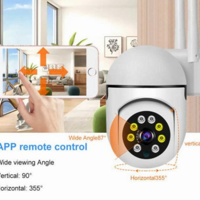 NEW IP CAMERA CCTV 8MP COLORVU MALAM BERWARNA WIRELESS OUTDOOR