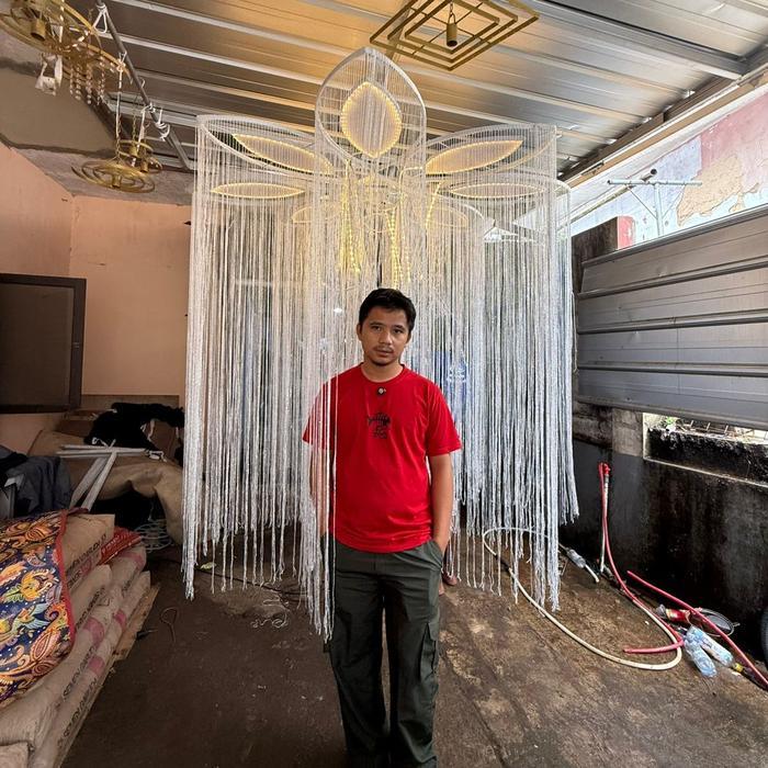 Lampu Jangkar/Lampu Glitter/Lampu Daun - Dekorasi Tenda