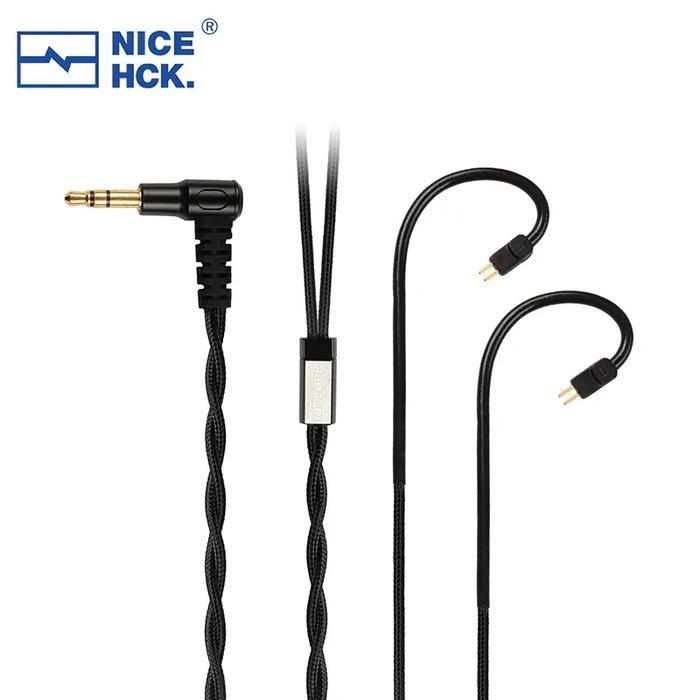 NICEHCK 5N Silver Plated OFC HIFI Earphone Upgrade Cable TANGZU WanEr