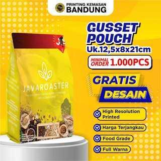 Gusset Full Color Print - Cetak Pouch Kemasan Packaging Kopi Pupuk Custom Tbk