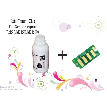 Refill Toner + Chip Fuji Xerox Docuprint P215 B/M215 B/