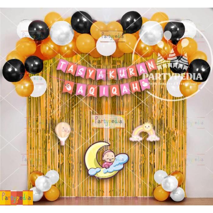 PAKET DEKORASI AQIQAH ANAK PEREMPUAN