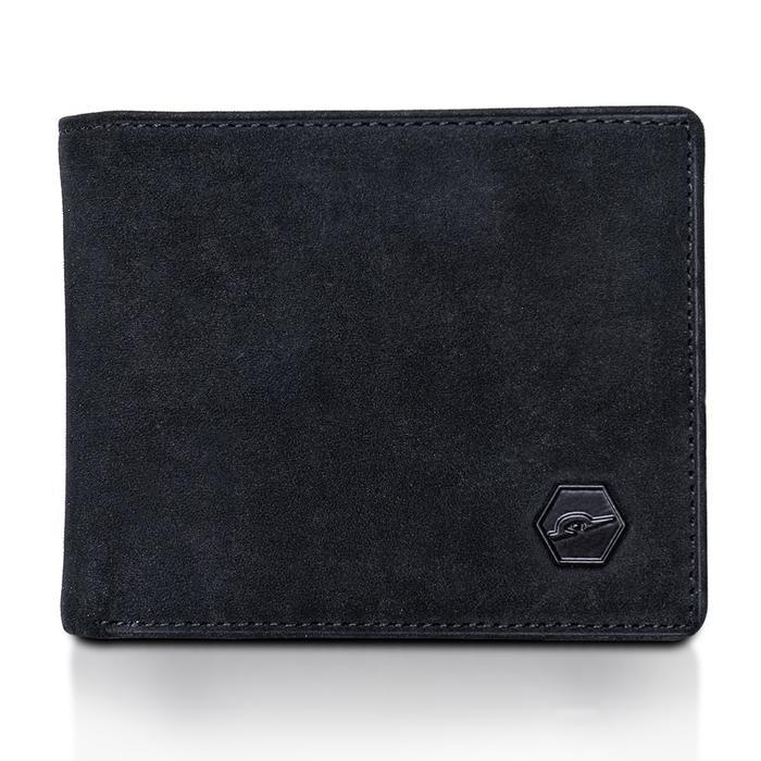 Eiger Wallet - Dompet Pria Bahan Kulit Asli Js-10 Tekstur Nu Buck