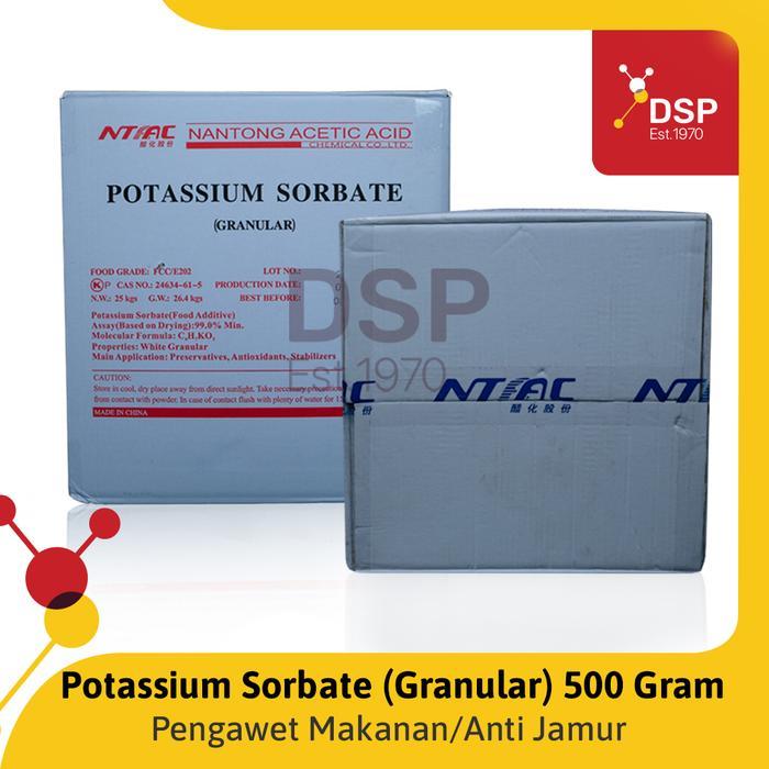 Pengawet Makanan Potasium Sorbate Nantong Ex. Rrt Food Grade 500 Gram