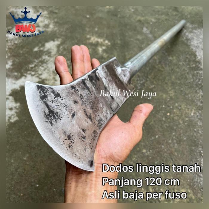 Dodos Linggis Tanah Asi Baja Per Fuso Gagang Besi linggis jawa