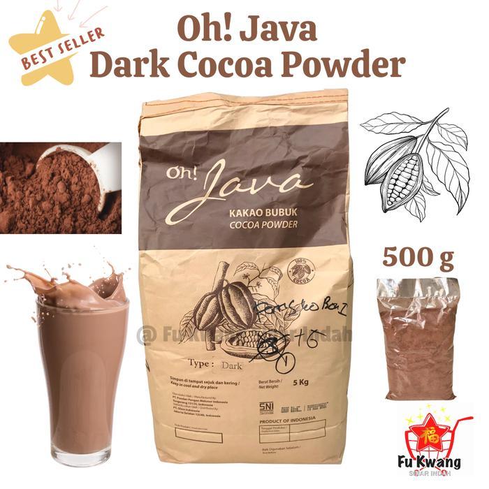 Cokelat Bubuk / Dark Cocoa Powder / Dark Chocolate Oh Java 500 Gram