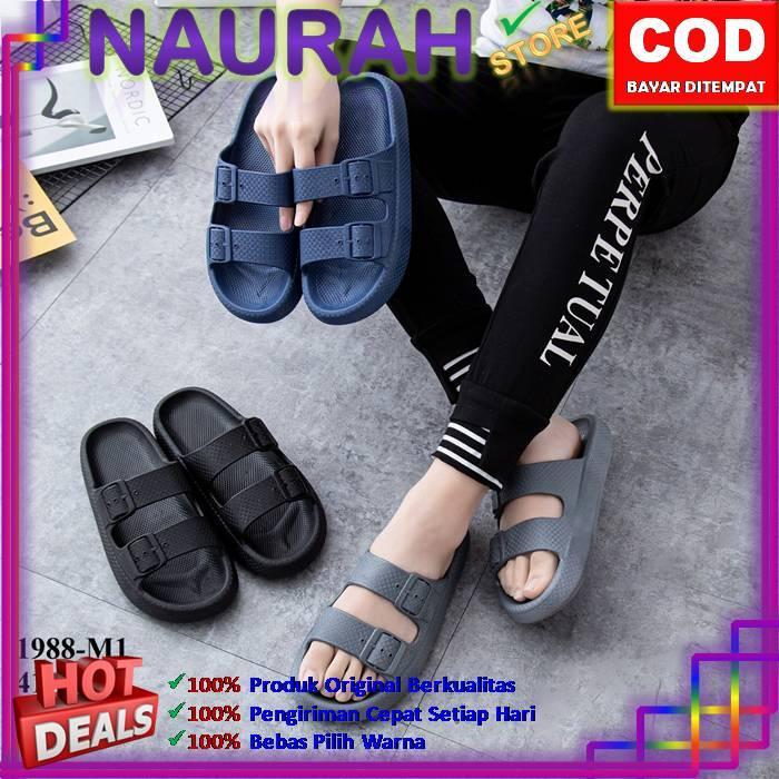 Premium SENDAL PRIA BALANCE 1988 M1 ORIGINAL SANDAL SLOP 2 TALI GESPER JELLY LENTUR ANTI SLIP EMPUK