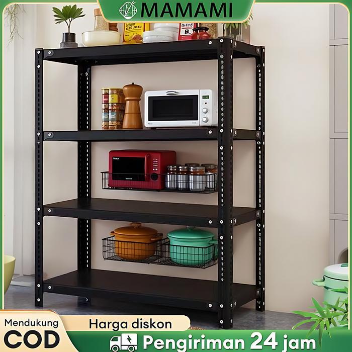 Rak besi siku Susun 120*40*200CM Rak dapur Rak Buku Rak gudang Rak barang Rak aquarium Rak jualan