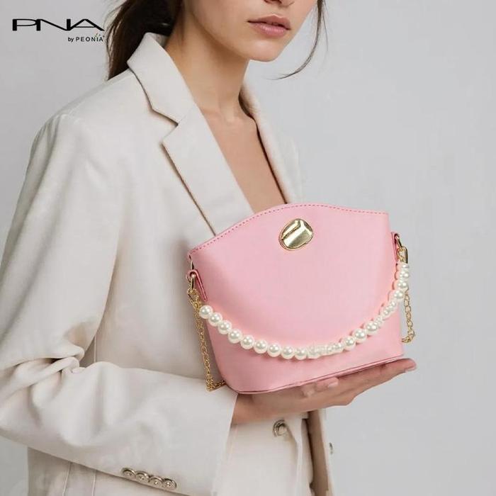 Aerostreet.Shoes - Peonia Pna Layla Pearl Tas Korea Selempang Wanita Elegant Outdoor Sling Bag Anak