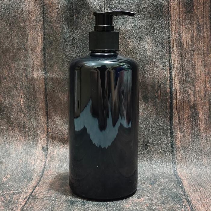 "New" Botol Pump 500ml Hitam Tebal