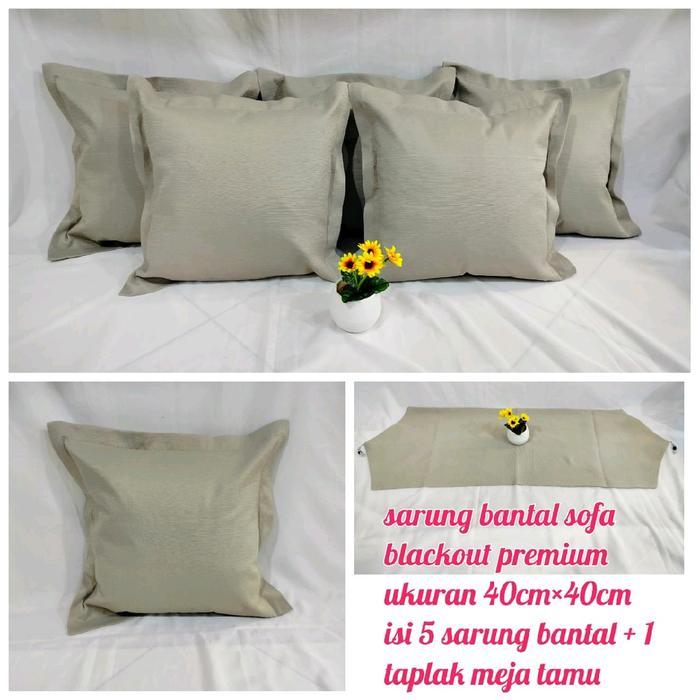 sarung bantal sofa 40x40/sarung bantal sofa polos