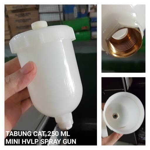 Tabung Cat Spray Gun Hvlp Mini 250Ml