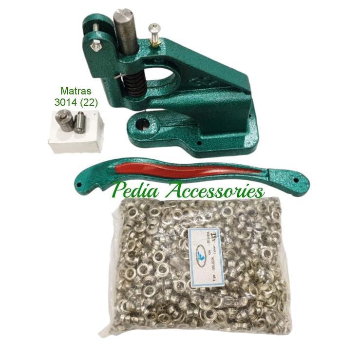 Paket Hand Press Handpress Mata Ayam Sapi Eyelet Banner Spanduk 8Mm