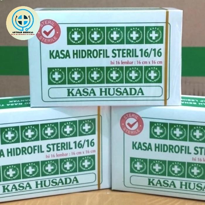 Kain Kasa Steril 16 X 16 Cm / Kasa Husada Lipat Isi 16.Lembar