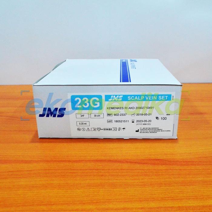 JMS WING NEEDLE 23G / SCALP VEIN SET 23G - WING INFUSION SET