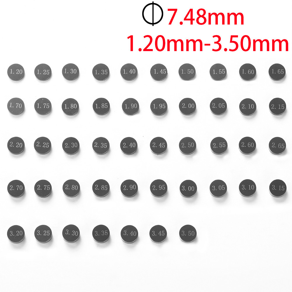 7.48mm Engine Part Adjustable Valve Shim Pad For Honda NPS50 S Ruckus FSC600 D Silver Wing VFR800 A 