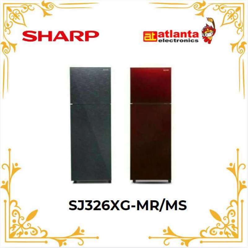 KULKAS 2 PINTU SHARP SJ326XG