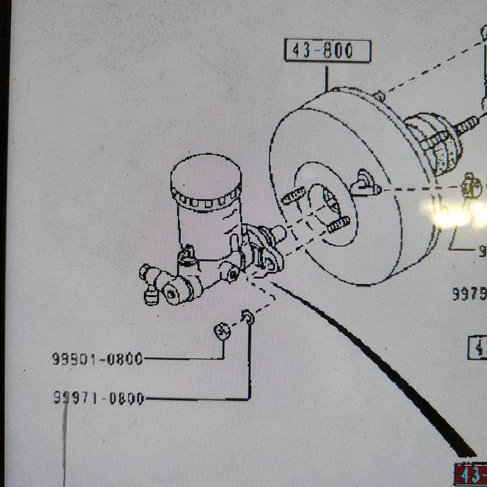 Mazda Genuine Parts Master Rem Mazda MX6 injection