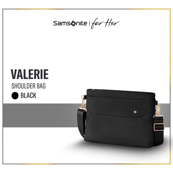 DISKON Samsonite Valerie Shoulder Bag S - Black READY STOCK