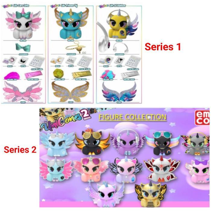 Terlaris Unicones Surprise Squishy Emco Toys Unicorn Figure With Slime SALE