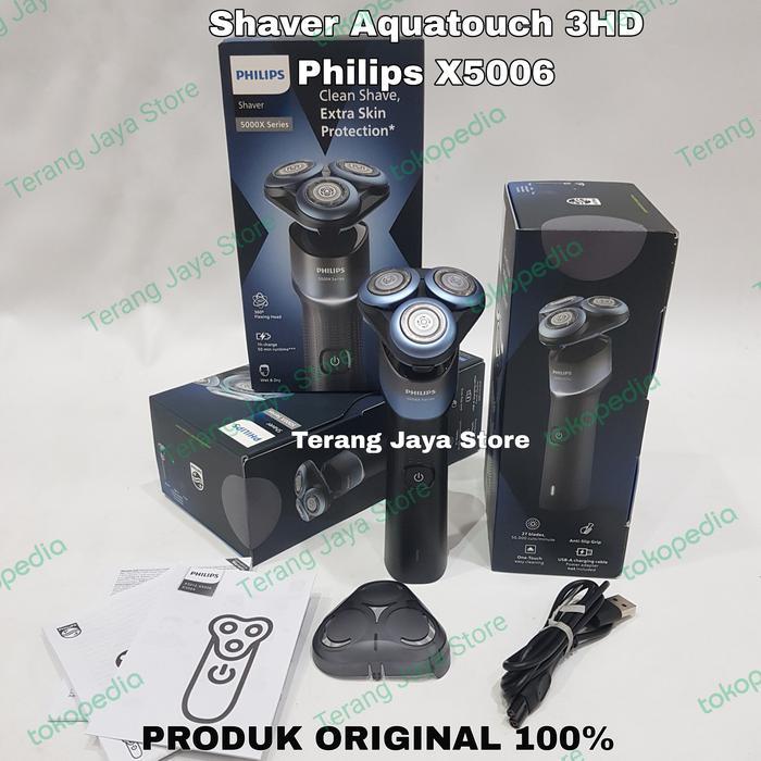 Shaver Philips X5006 Shaver 3Hd Philips X5006 Aquatouch Shaver Philips