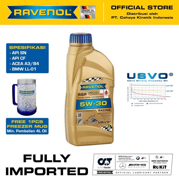 Oli Mobil Ravenol Racing RSP 5W-30 1L (Made in Germany)