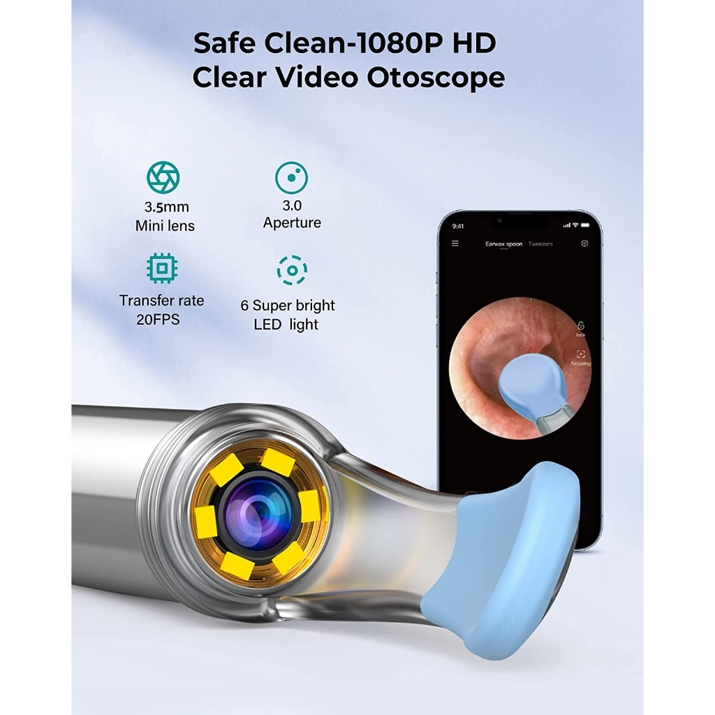 Bebird R1+ R3 T15 M9S Smart Visual Ear Cleaner Otoscope Minifit With 3.5mm Ear Camera Ear Wax