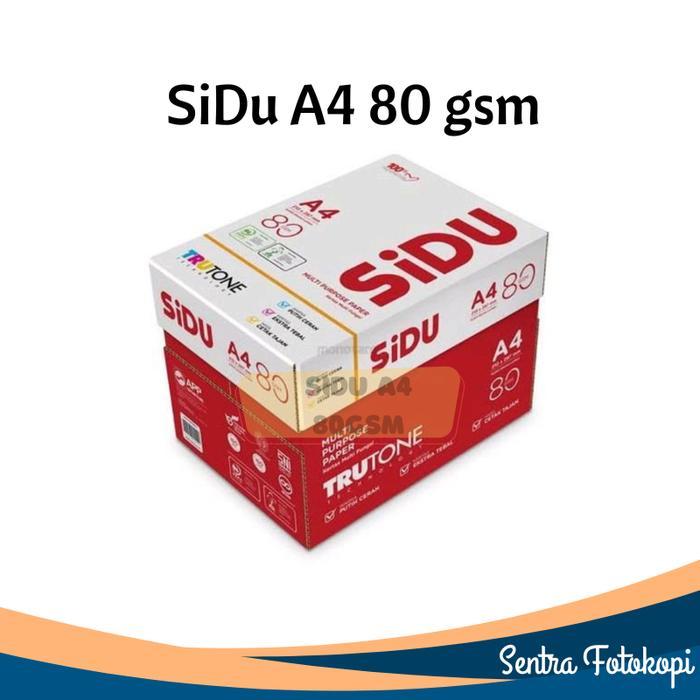 SIDU A4 80g 1 Box Kertas HVS