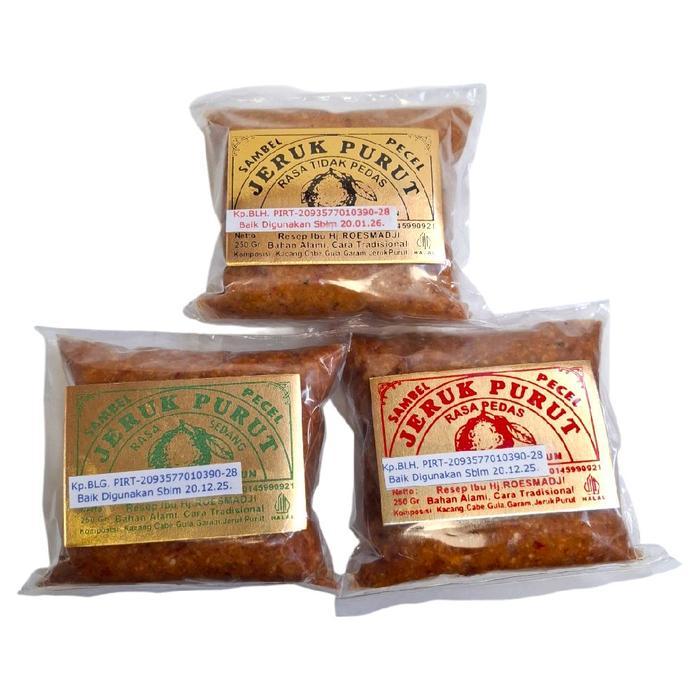 Sambel Pecel Bumbu Kacang Instan Resep Sambal Pecel Cap Jeruk Purut Khas Madiun