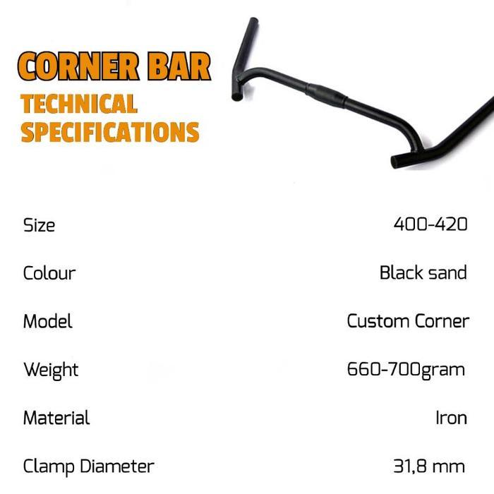 STANG CORNER 31,8 Handlebar Custom Commuter bike MTB Touring Bike