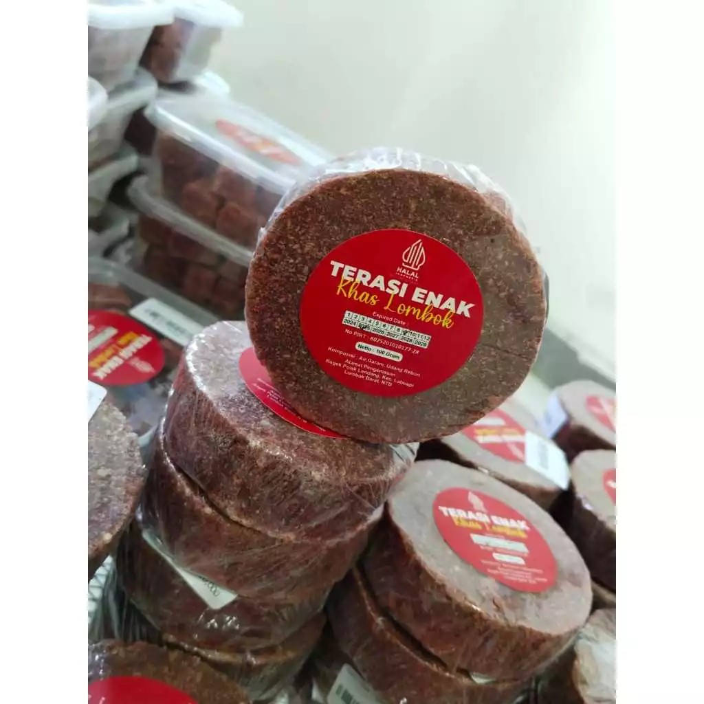 Oleh-Oleh Lombok NTB Terasi Enak Khas Lombok (Bundar)