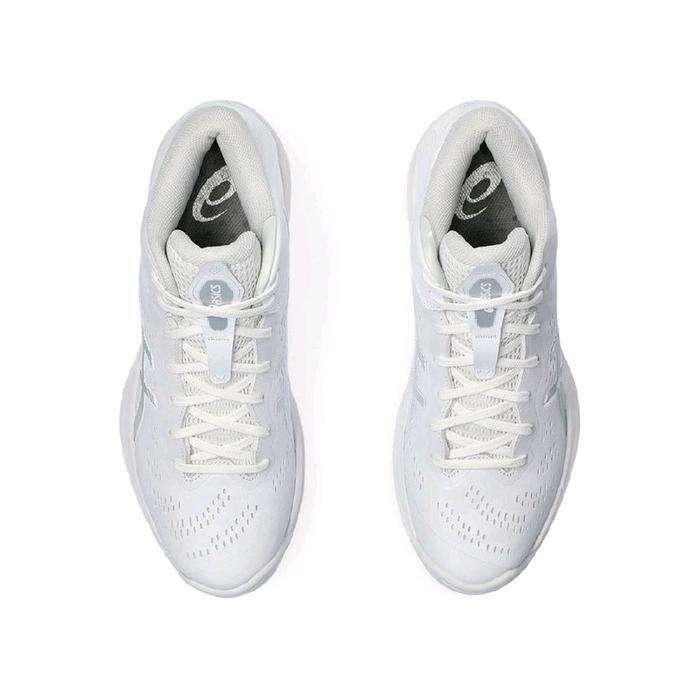 Sepatu Voli Asics Gel Hoop V16 White Silver 1063A078.100