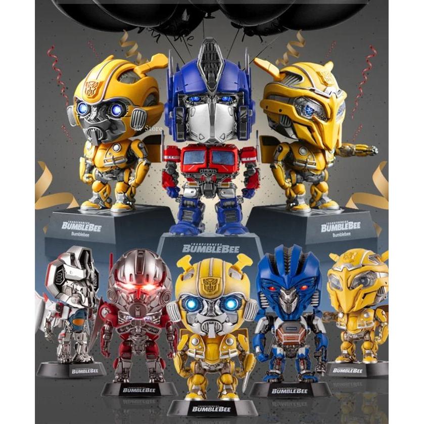 Ready Mini Transformer Bumblebee Battlemask Optimus Prime Robot Figure - ITS ME A363