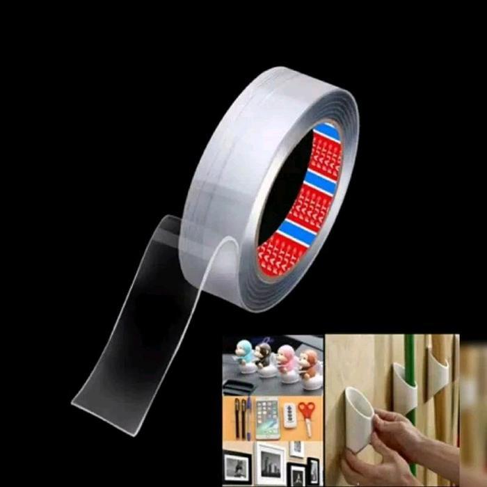 Double Tape Nano Crystal Nano double Gel Grip Grape tape 2 sisi Nano Tape