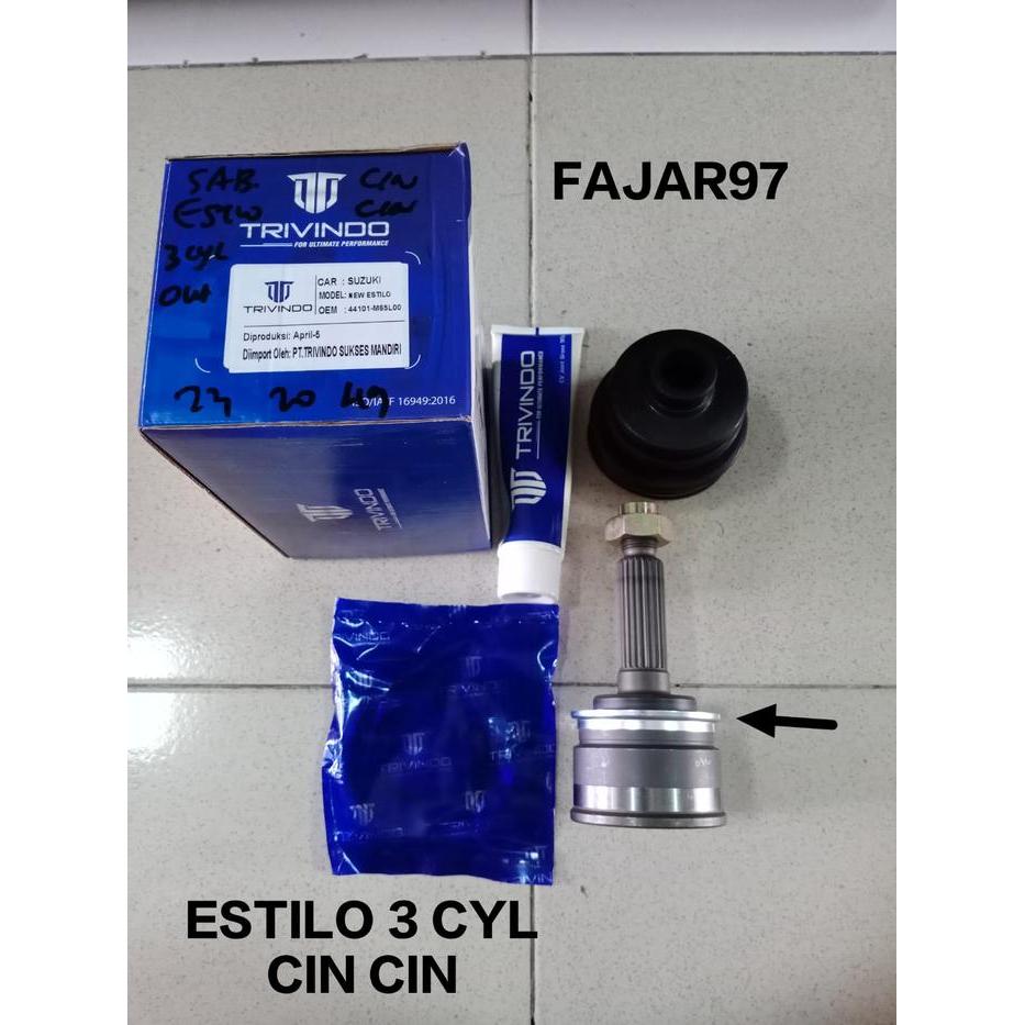 CV joint as roda kokel kohel luar Suzuki Karimun Estilo 3 Cylinder