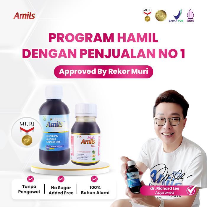 Terbaru Madu Amils Pria 1 Botol Madu Penyubur Pria Madu Promil