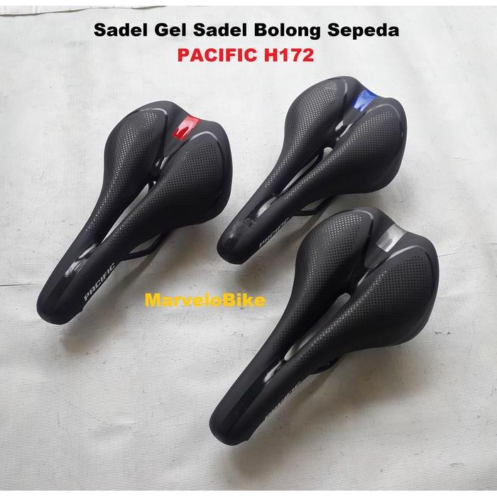 Sadel Gel Sadel Bolong Sepeda Mtb Seli Fixie Balap Roadbike Pacific H172