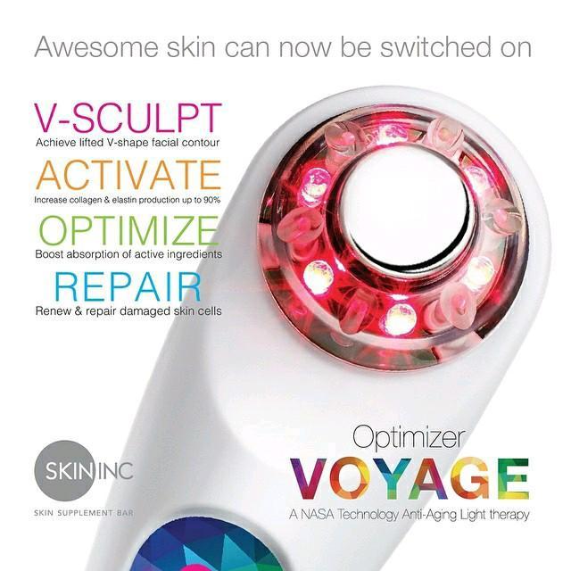 Promo Tools Skin Inc Optimizer Voyage Tri-Light++ Custom Led-Sonic Flash Facial Diskon