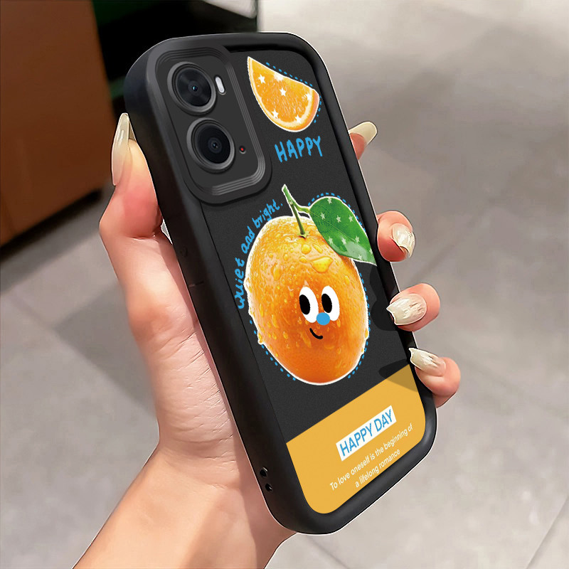 Casing Hp OPPO A36 OPPO A76 OPPO A96 Case Casing HP Mangga dan jeruk Pola kasus ponsel tangga sederh