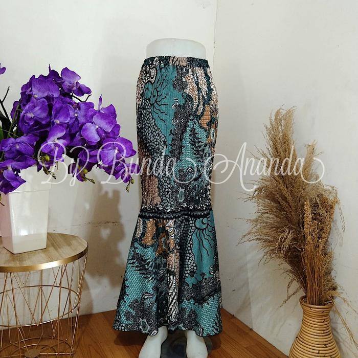 ROK DUYUNG PLISKET / ROK BATIK DUYUNG / ROK KEBAYA KONDANGAN BAWAHAN Wanita Panjang Katun Baju Motif