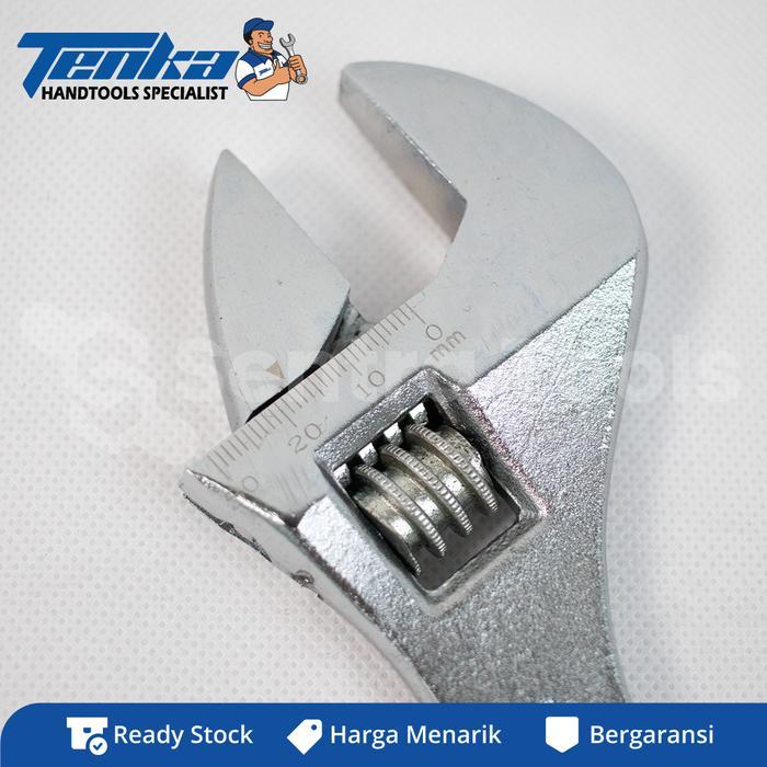 Kunci Inggris Adjustable Wrench Tenka Ukuran 8 / 10 Inch