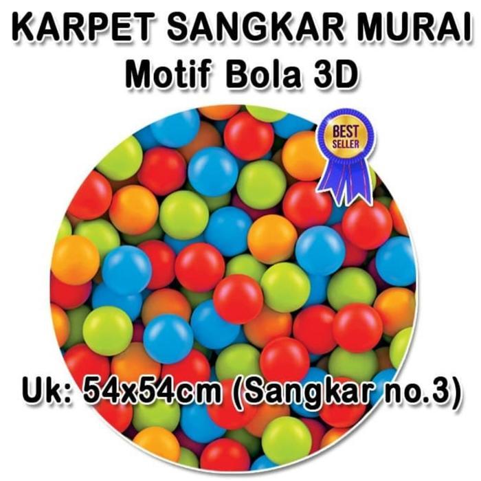 KAET KANDANG MURAI NO.3 MOTIF BOLA - ALAS KANDANG MURAI