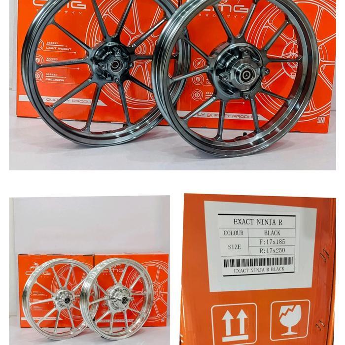 Velg Racing Cmg Model Exact Ninja R/Ninja Ss Ukuran 185/250 Ring 17