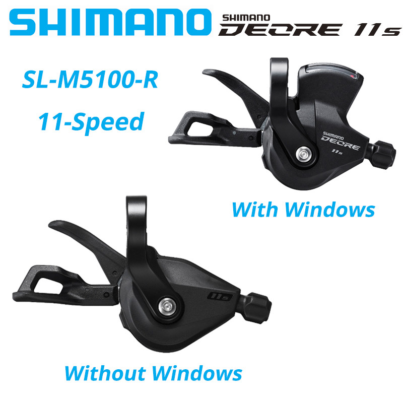 STOK TERBATAS  SHIMANO DEORE M5100 11Speed Shifter RAPIDFIRE PLUS MONO Shifting Lever Clamp Band for