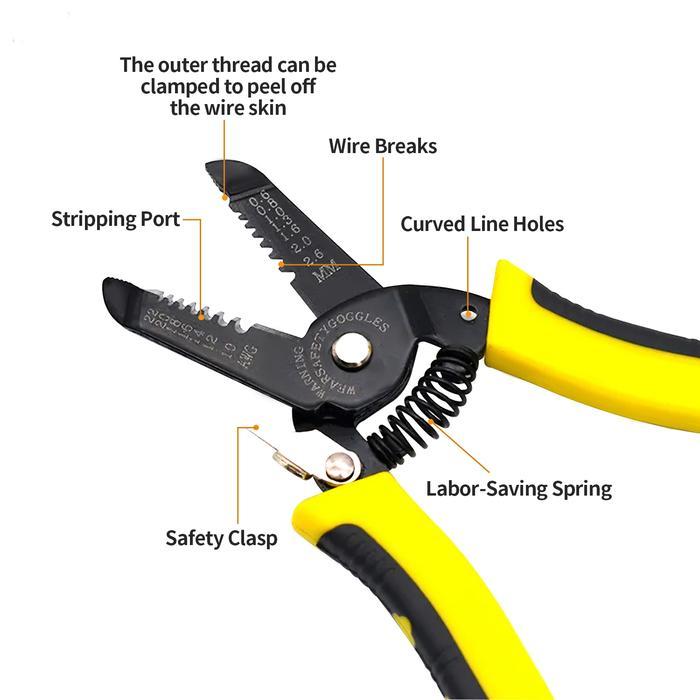 "New" Tang Potong Kupas Kabel Kombinasi / Tang Pengupas Kabel