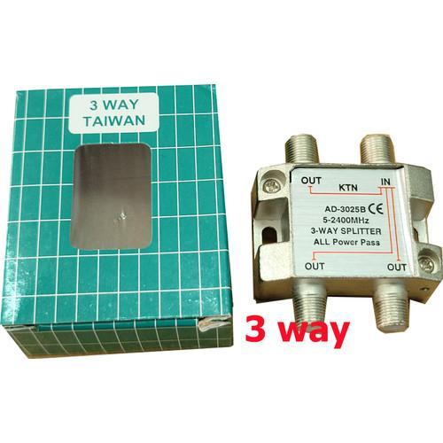 Splitter TV Televisi 3 way Taiwan merk KTN AD-3025B