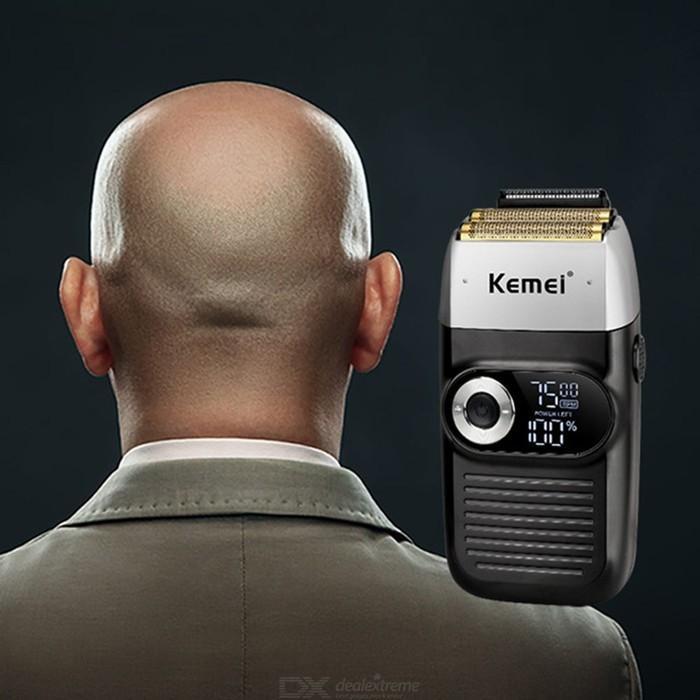 Cukur Jenggot Kumis Cukur Botak Kemei Cordless Shaver Kemei 2026