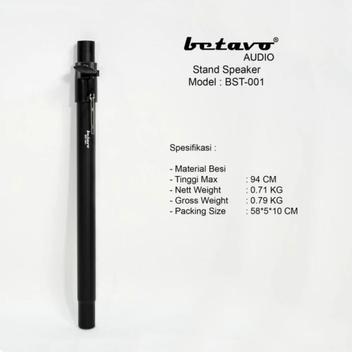 TERLARIS Tiang Subwoofer /Stand Tiang Speaker Satellite Betavo BST 001 ORIGINAL SALE